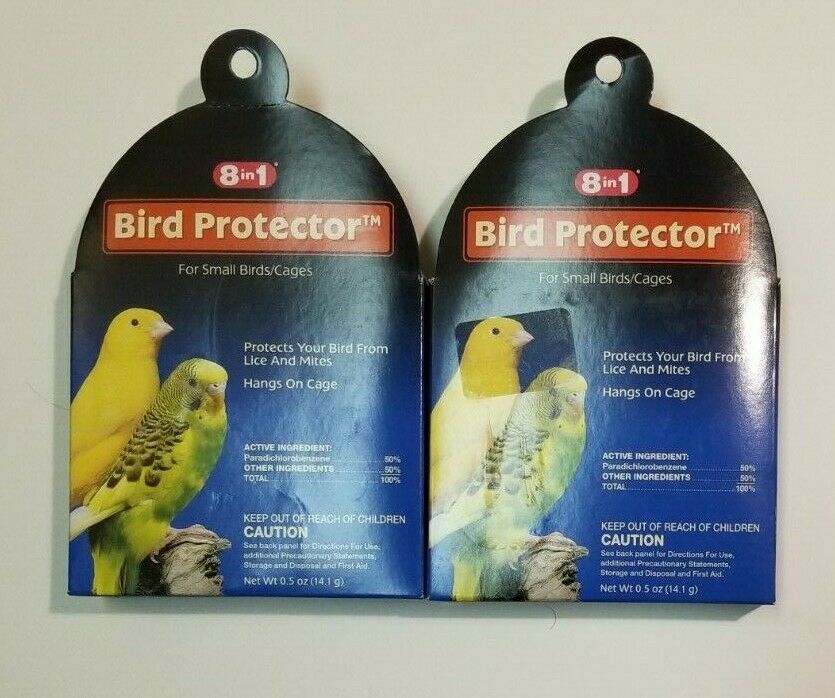Bird Protector *2 PACK* 8 IN 1 Small Birds .5oz  Each SHIPS FAST!