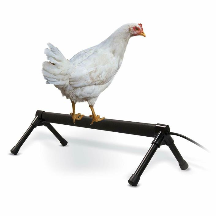 K&H Pet Products Thermo-Chicken Heated Perch Gray 26