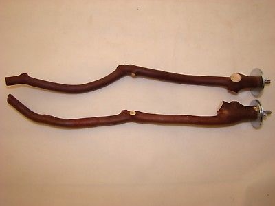 Manzanita Bird Perches  2 pack with hardware  Single Branch  11