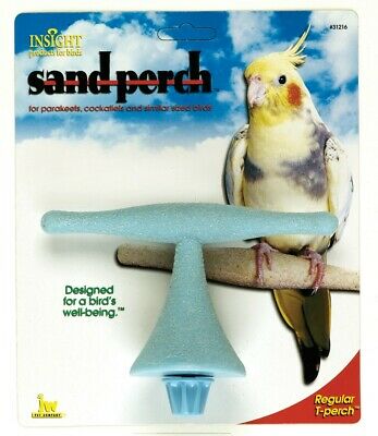 JW Pet Insight T Perch Regular Attach to Side Bottom Top of Cage Not Sprayed