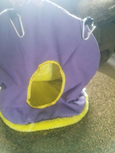 Pet Snuggle Sack ( Large) Sleep. Play tent. Purple 13 tall ×10 wide × 8 deep.