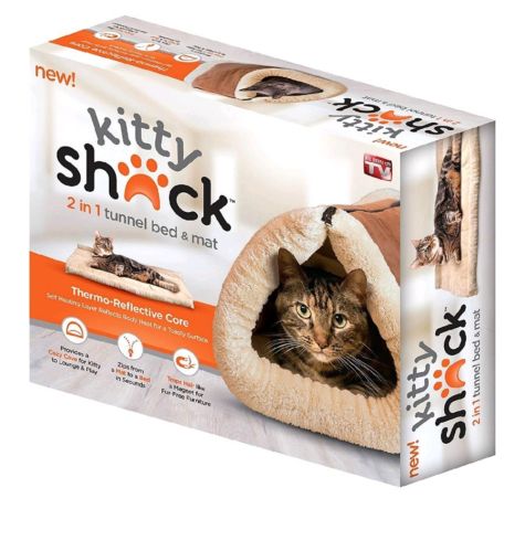 Kitty Shack - 2 in 1 Tube Cat Mat and Bed, Pet Accessories.