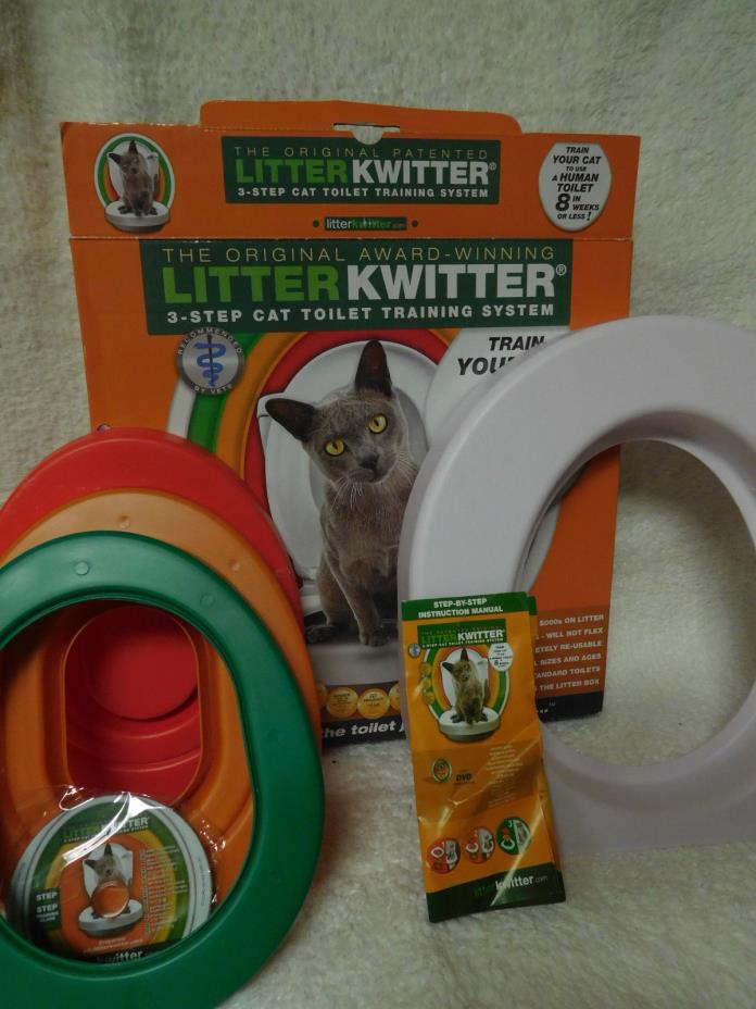 Litter Kwitter 3-Step Cat Toilet Training System