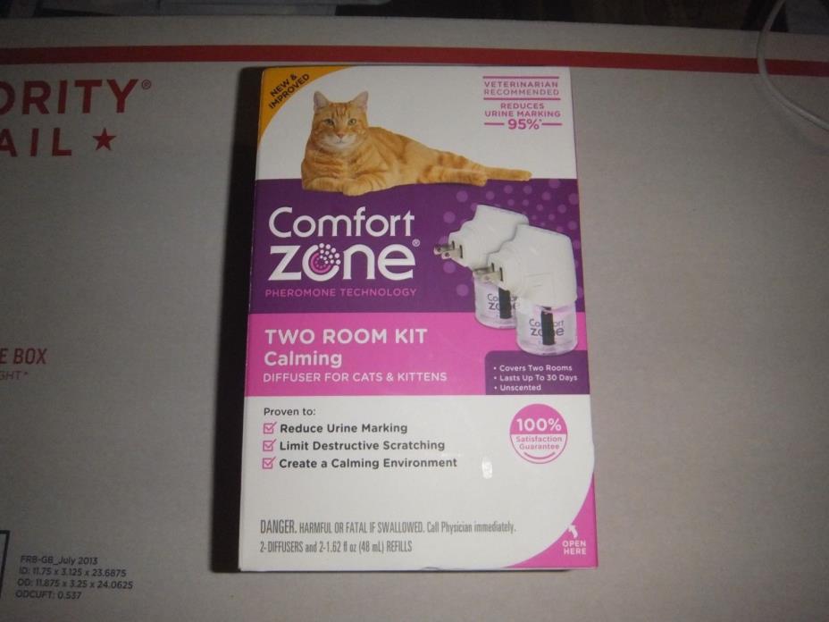 Comfort Zone Two Room Kit Calming Diffuser For Cats & Kittens