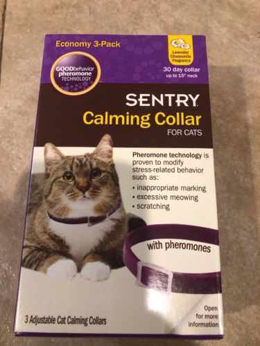 Sentry Calming Collar for Cats 3-Pack