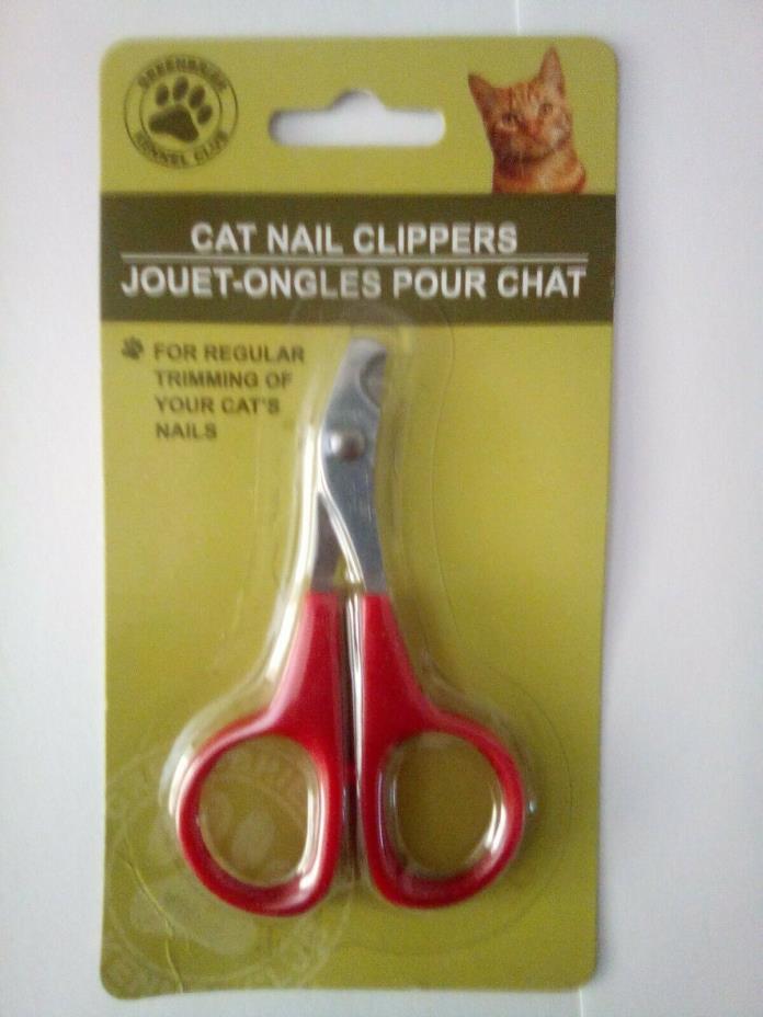 Green Brier Kennel Club RED Cat Nail Clippers BRAND NEW!
