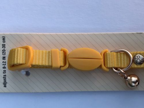 BOND & CO BREAKAWAY CAT COLLAR, YELLOW