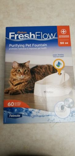 Petmate Deluxe Fresh Flow Purifying Pet Fountain