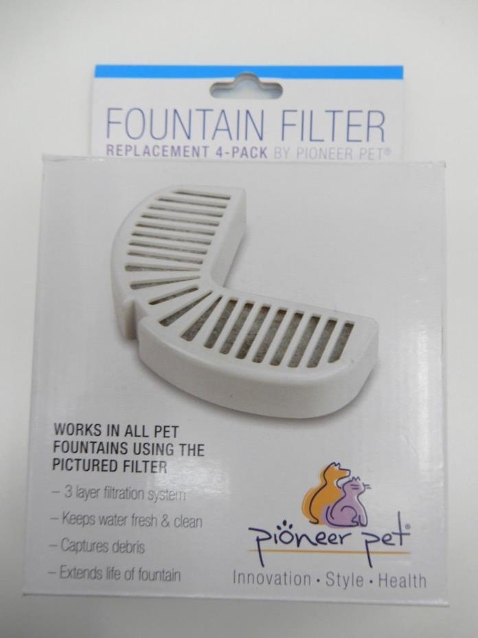 Pioneer Pet Fountain Filter  4 Pack  model 3014