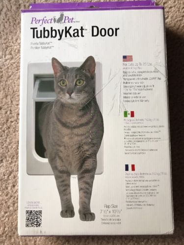 Perfect Pet Tubby Kat Cat Pet Door with 4 Way Lock 7.5