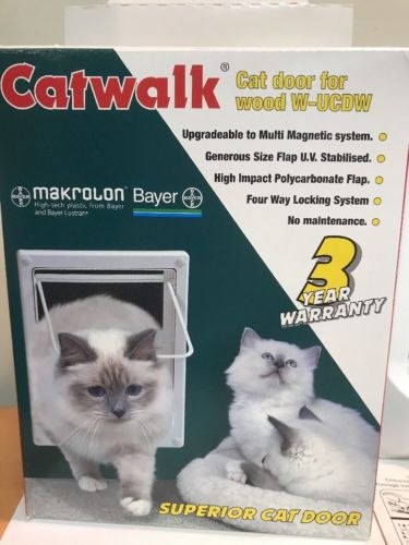 Catwalk CAT DOOR FOR WOOD W-UCDW  6 3/4