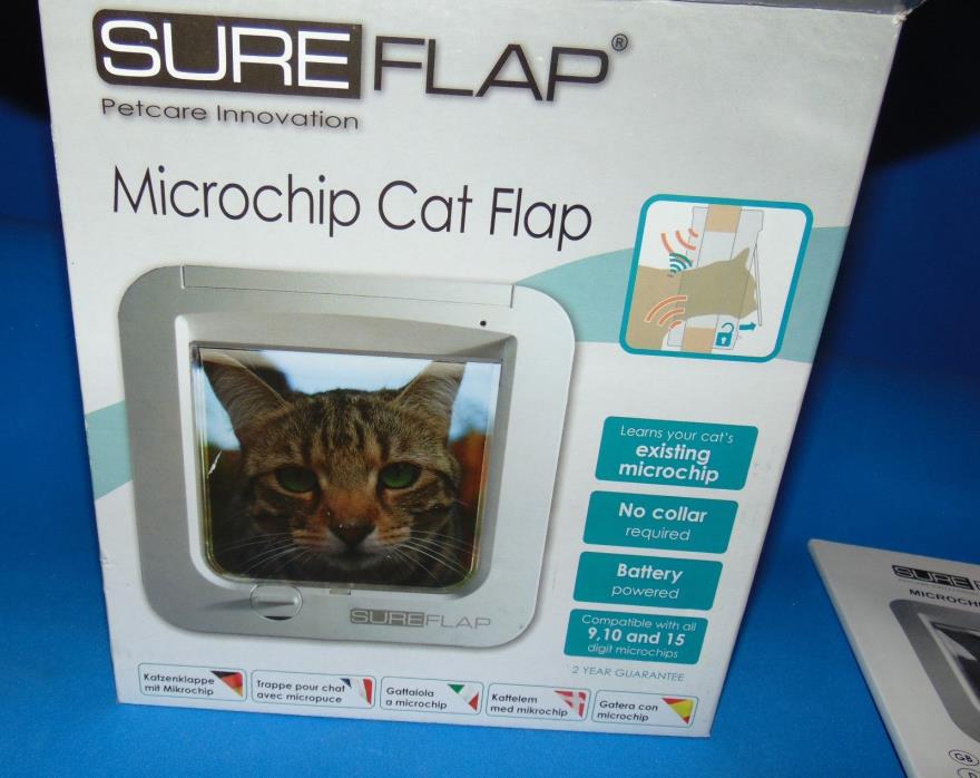 SureFlap Petcare Innovation White Selective Entry Microchip Cat Flap New