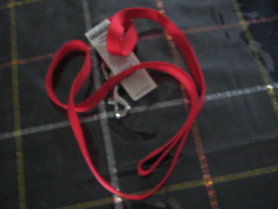 BRIGHT RED 4-FT DOG LEASH