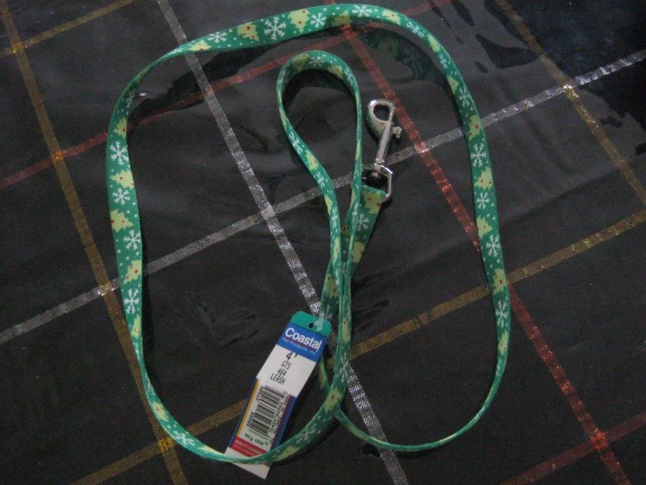 GREEN HOLIDAY 4-FT DOG LEASH