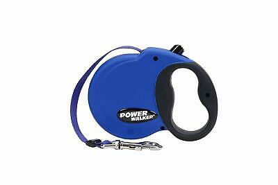 Power Walker One Button Stop-And-Release Action Nylon web Retractable Leash