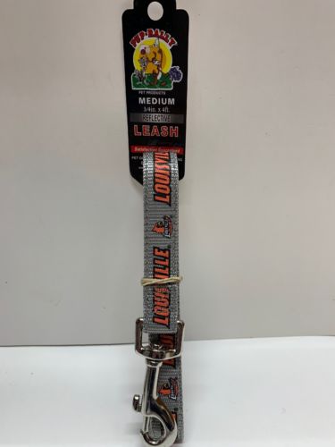 Pup-Rally Pet Products Medium .75 In X 4 Ft Reflective Louisville  Dog Leash