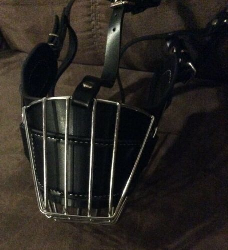 Metal Wire Dog Muzzle Basket Cage No Bite Bark for XLarge Dogs