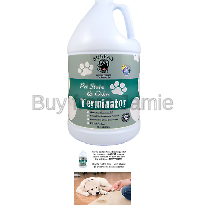BUBBAS Super Strength Commercial Enzyme Cleaner - Pet Odor Eliminator | Enzym...