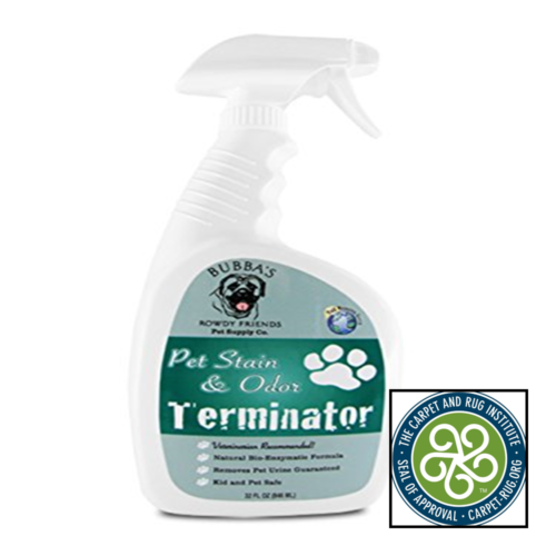 Pet Stain & Odor Remover Enzyme Cleaner Spray For Dog Or Cat Urine Stains 32 Oz.