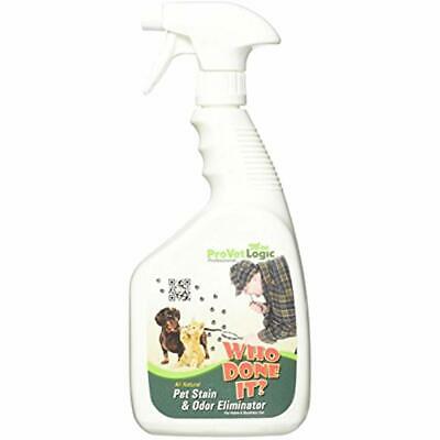 ProVetLogic Pet Stain Remover, Best Odor Eliminator, Who Done It, All Natural,
