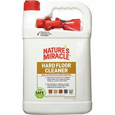 Natures Miracle Hard Floor Cleaner Dual Action Stain & Odor Remover - 128 Oz.