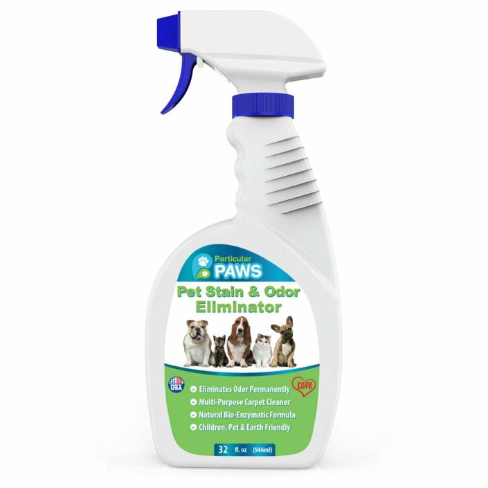 Particular Paws Pet Stain and Odor Remover - Professional Strength Triple