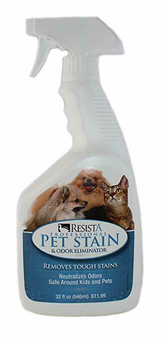 Resista Professional PET STAIN & ODOR ELIMINATOR (Neutralizes Odors) 32 oz