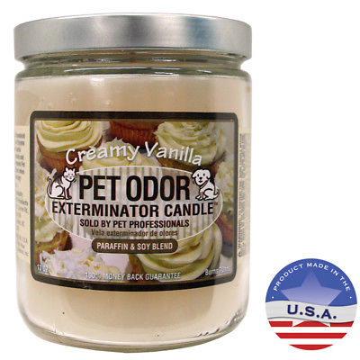 Pet Odor Exterminator Candle, Creamy Vanilla