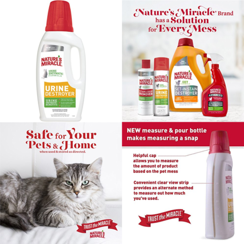 Urine Destroyer Cat Enzyme Cleaner Pour 32 Fl. OZ Pet Supplies