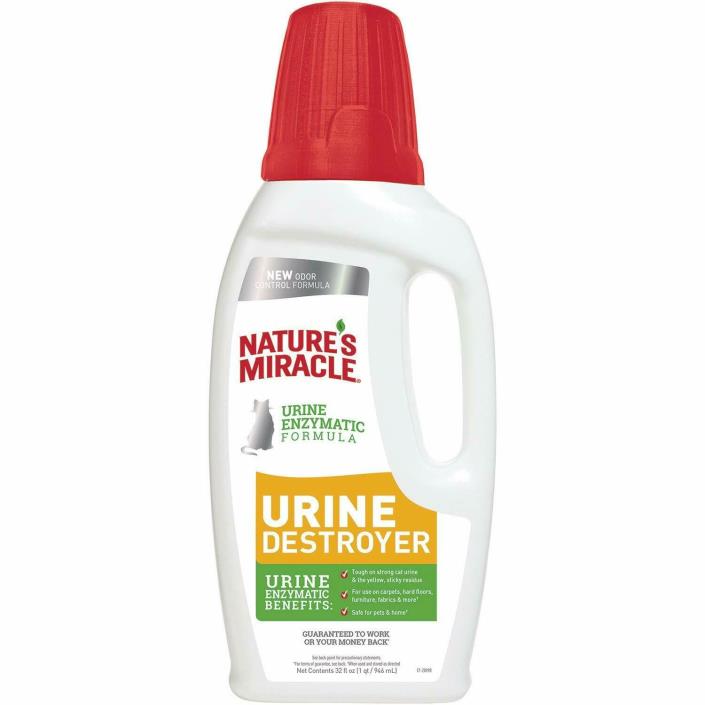 Cat Cats Urine Destroyer Enzymatic Formula Carpets Hard Floors Furniture Cleaner