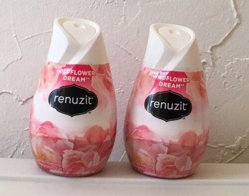 Renuzit Sensitive Scents Gel Air Freshener ~ Wildflower Dream 7.0 oz - Set of 2