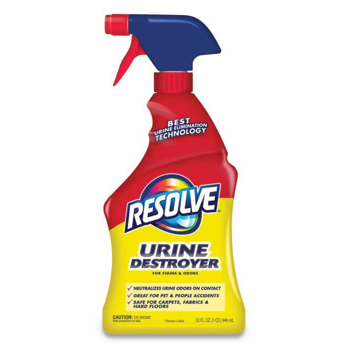 Resolve Urine Destroyer Spray for Pet and People Stains and Odors 32 fl oz
