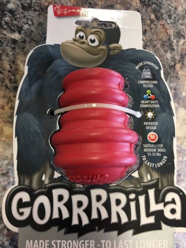 MultiPet Gorrrrilla Rubber Toy Medium Original Red