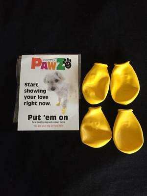 PawZ  Natural Rubber, Waterproof Dog Boots. XX SMALL 8 Brand New Free U.S. Shpg