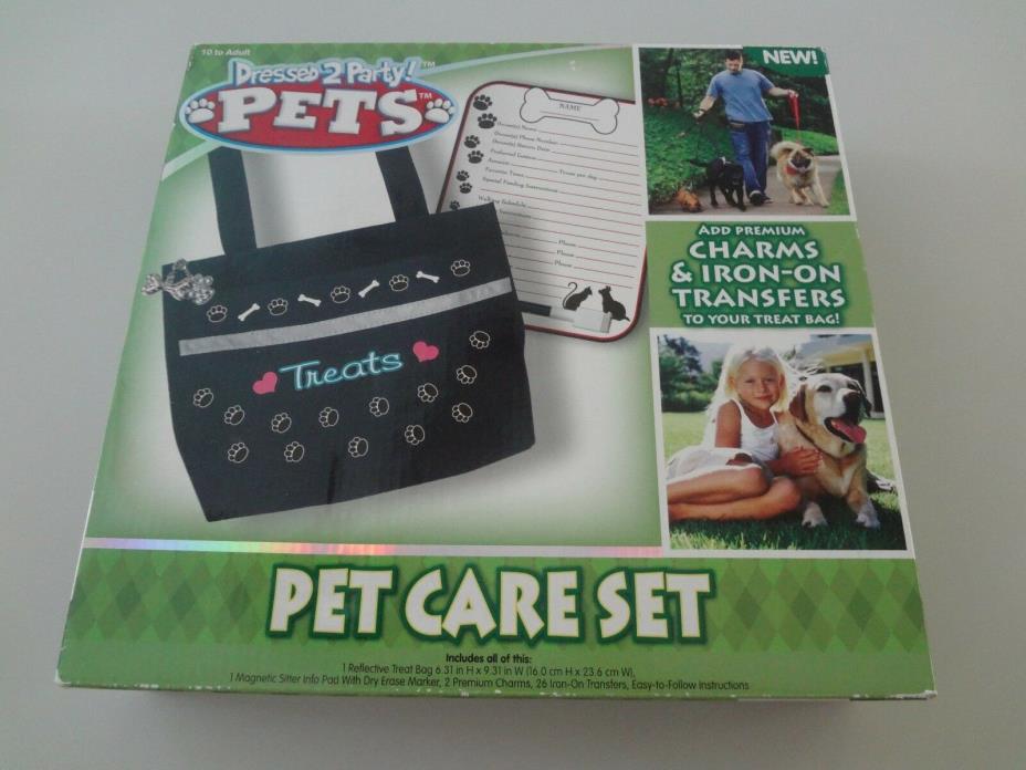 Pet Starter Kit - Dressed 2 Party Pets - Pet Care Set - NEW in BOX Sealed