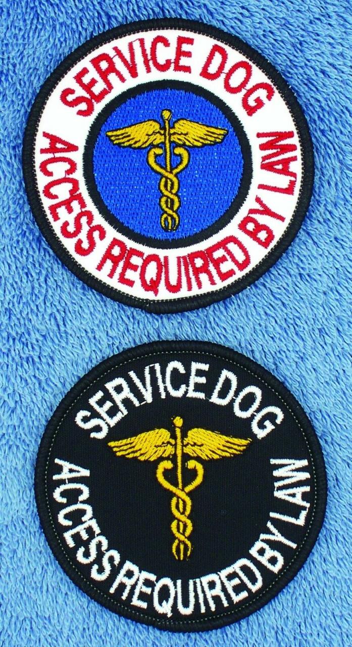 Service Dog Access Required By Law Patch 3