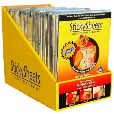 Sticky Sheets - Pet Hair Removal System - 6 Pack