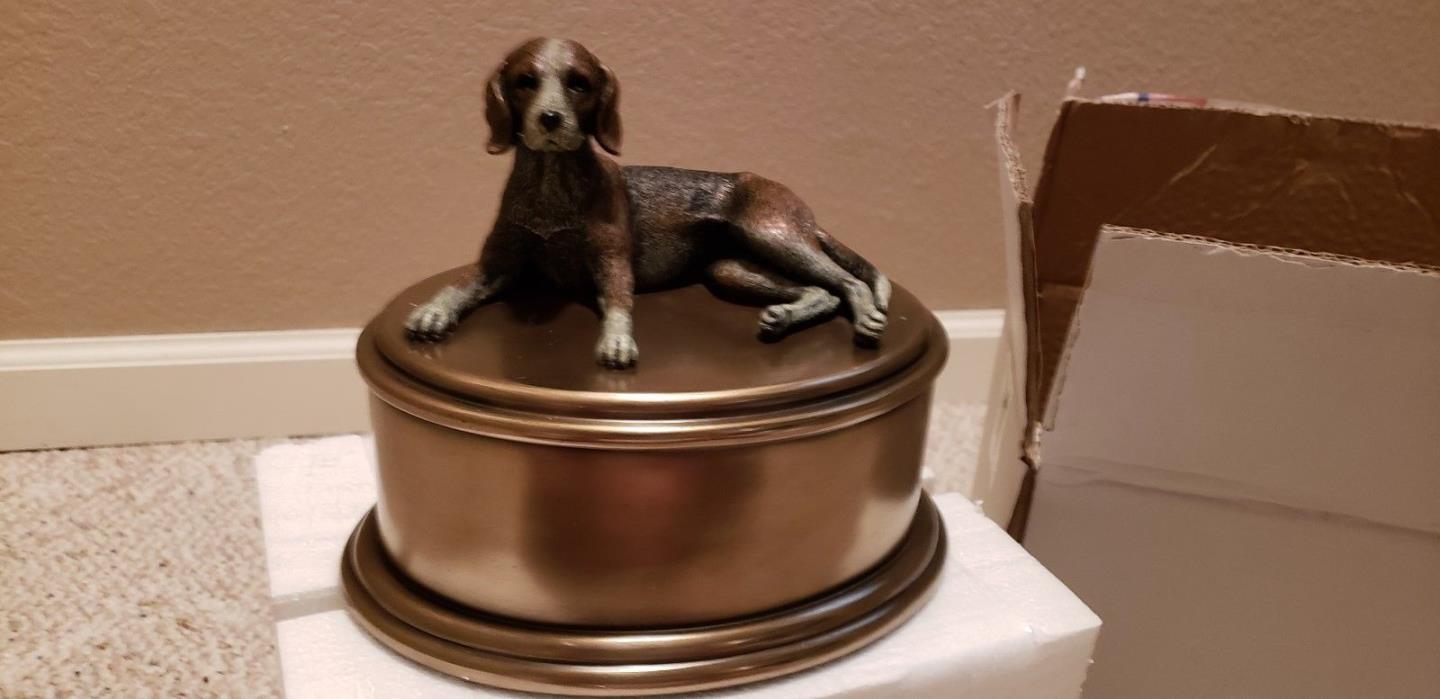 Perfect Memorials Beagle Figurine Cremation Urn