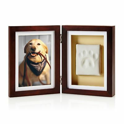 Pearhead Dog or Cat Paw Print Pet Keepsake Photo Frame With Clay Imprint Kit ...