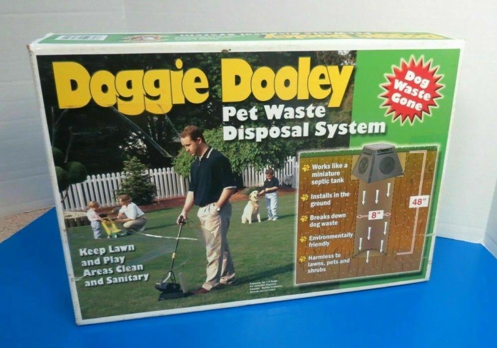 NEW Doggie Dooley 3500 Outdoor Toilet Septic Pet Waste Disposal System 1-2 Dogs