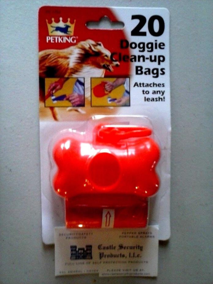 DOGGIE CLEAN UP BAGS AND DISPENSER   *** FREE S&H ***