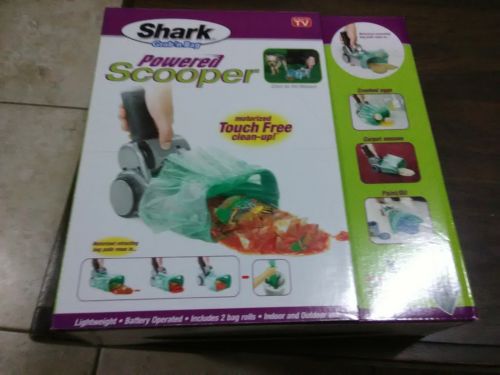 Shark Grab'n Bag: Battery-powered Scooper...Pets,paint,eggs,mess; pooper bagger!