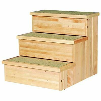 Pet Steps Products Wooden Stairs, Natural Supplies