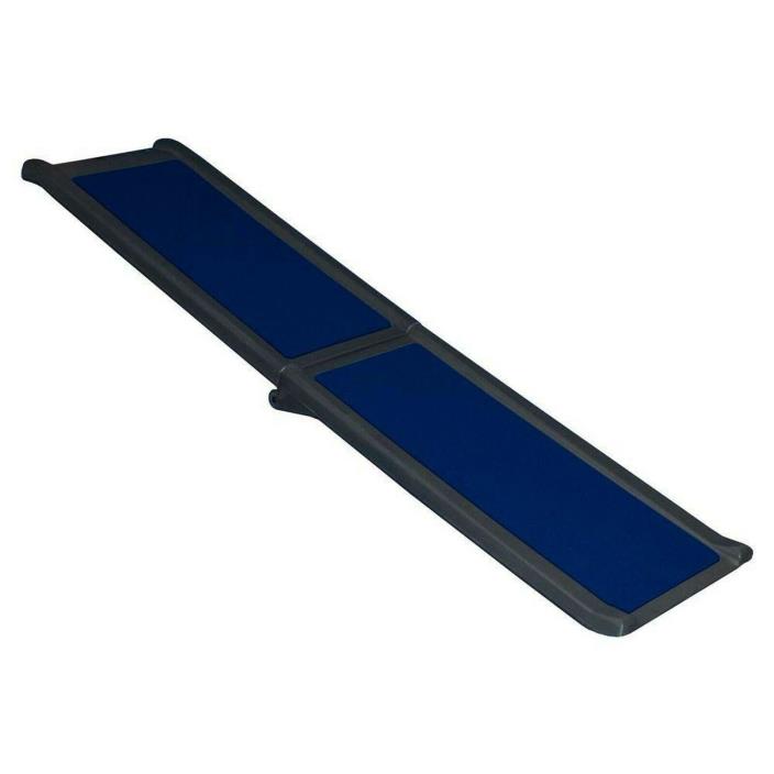Travel Lite Ramp 66 in. x 16 in. x 4 in. Bi-Fold Slip Resistant Rubber Grippers