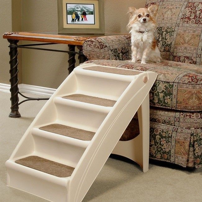 Pet Stairs Steps Bed Dogs Indoor Portable Outdoor Wide Collapsible Folding Cats