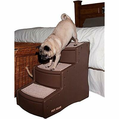 Easy Stairs Step III Pet Stairs, 3-Step For Cats/Dogs, Removable Washable Carpet