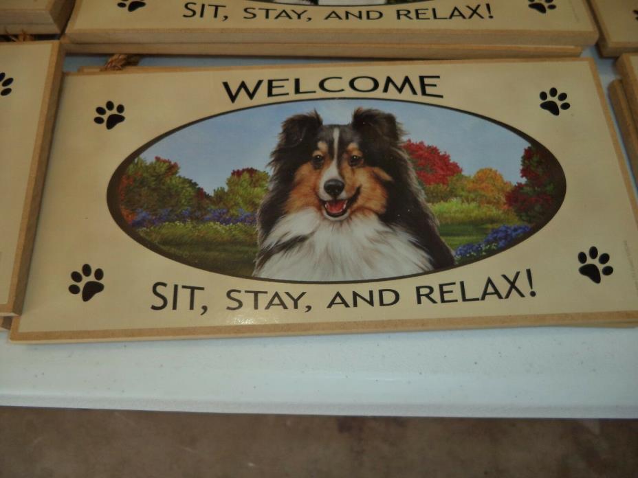 WELCOME WOOD PET PLAQUE - PICK YOUR BREED - #3