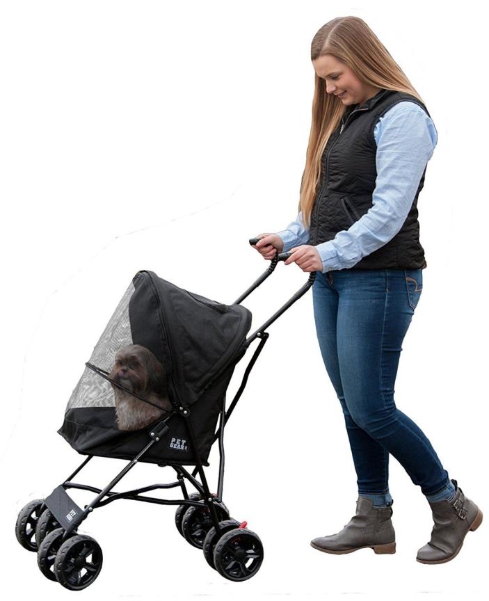 Dog  Pet Travel Strollers Compact Large Wheels Walk around Shopping Park Water..