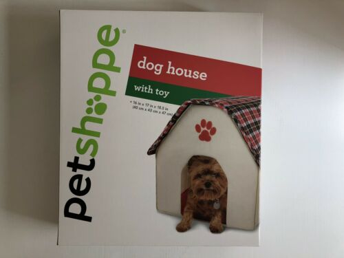 *NEW* PET SHOPPE Collapsible Indoor Dog House With Toy