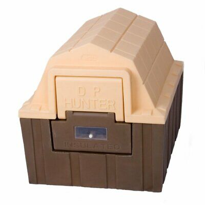 DP Hunter Insulated Dog House, Brown, X-Small 1 - 10 lbs.